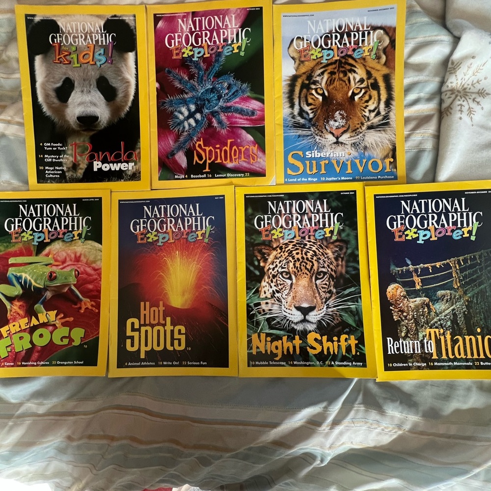 National Geographic Explorer Collection - Vibrant Yellow Covers